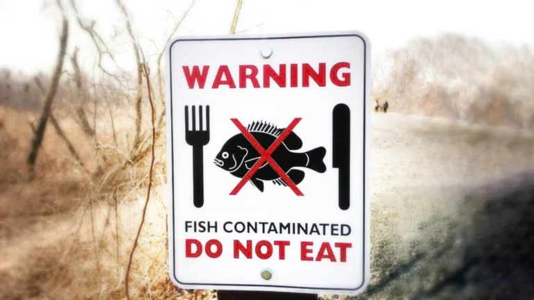 do not eat fish sign