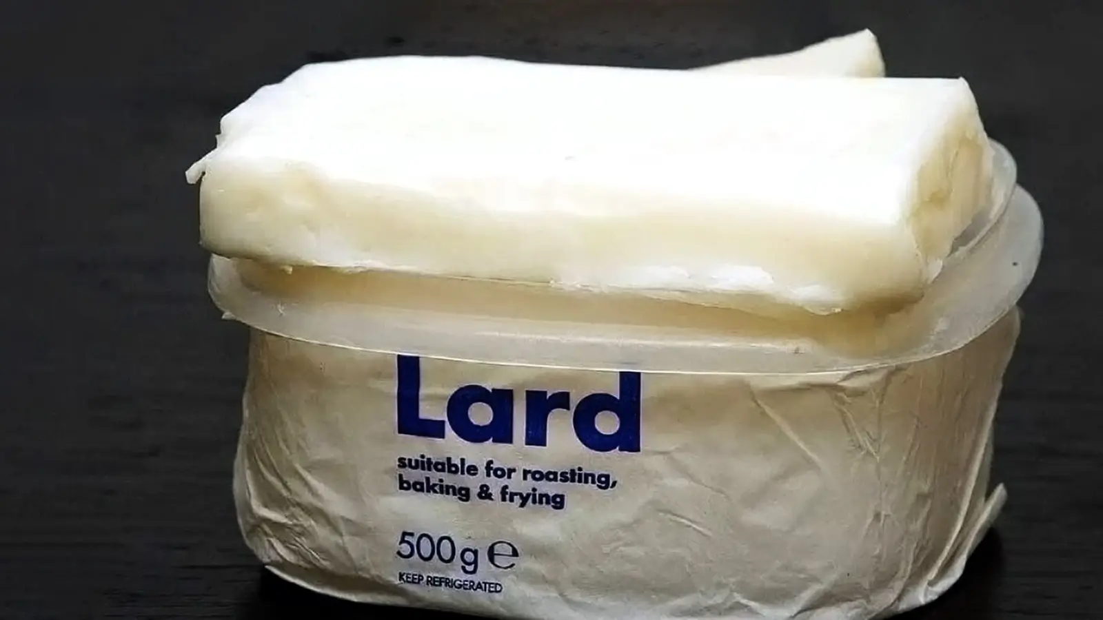 Tub of lard