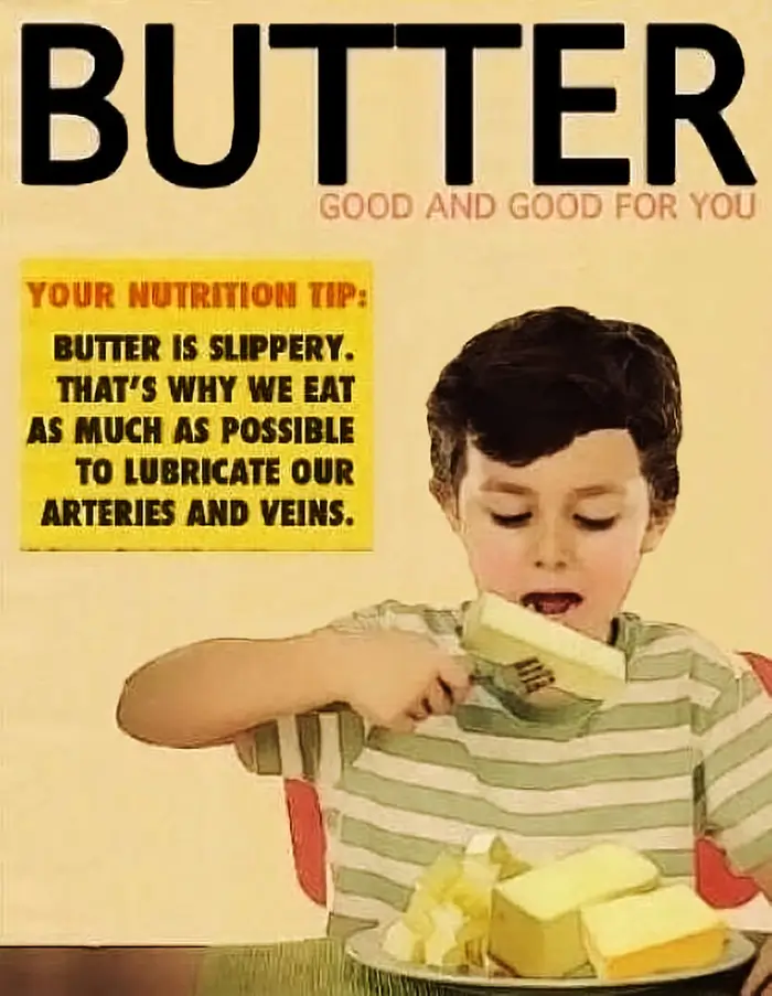 butter vintage advertisement