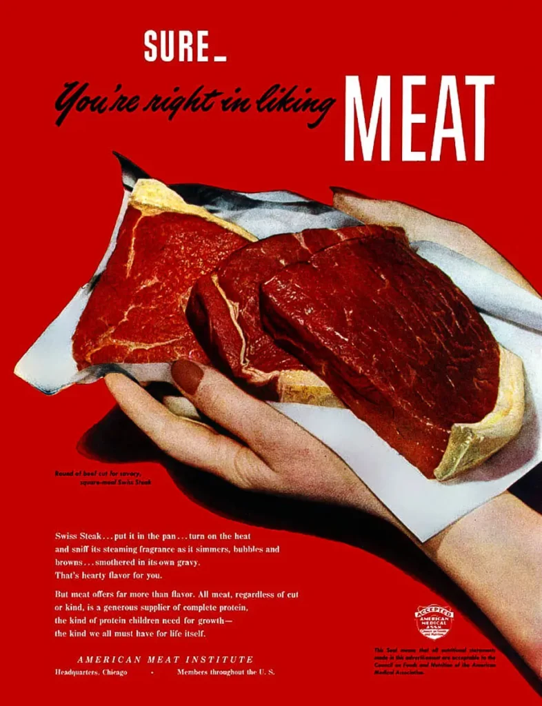 anuncio de carne