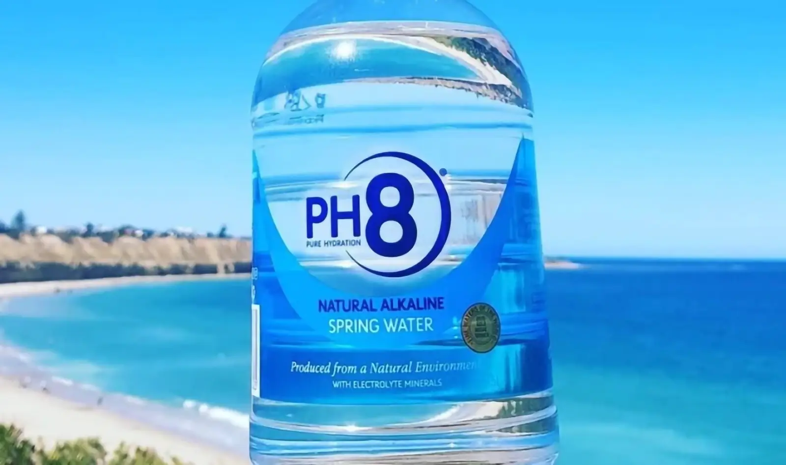 ph8 agua alcalina GoVeganWay.com