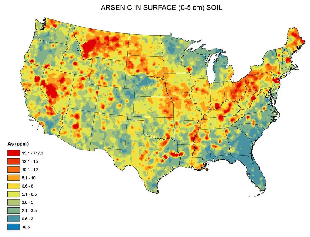 arsenic in US soil GoVeganWay.com