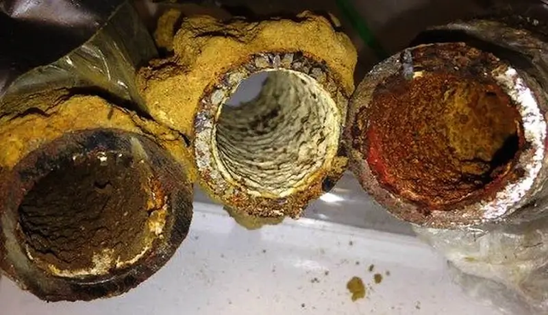 Flint tap water pipes
