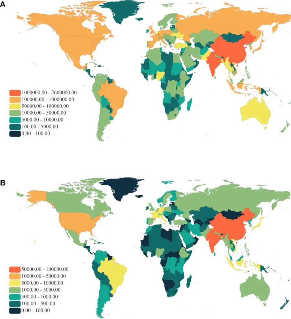 Global map of health burden of LBMD related fractures in 2019 | GoVeganWay.com