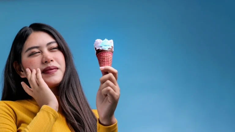 アイスクリームを食べた後の歯の知覚過敏